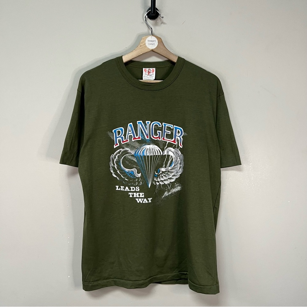 Vintage 1980s Military Rangers T Shirt